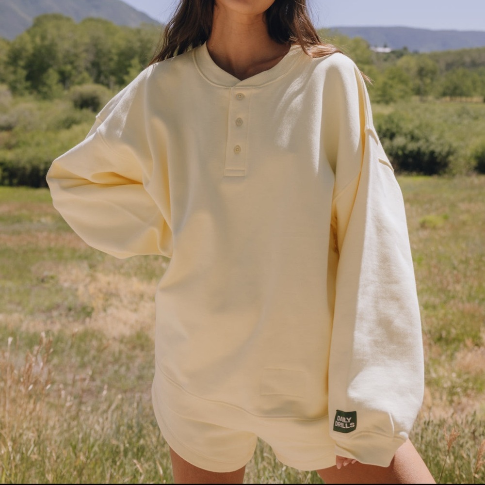 Daily Drills Yellow Henley